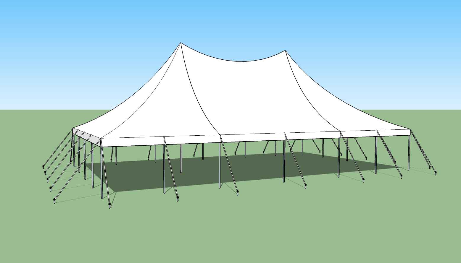 30x50 high Peak Party Tent